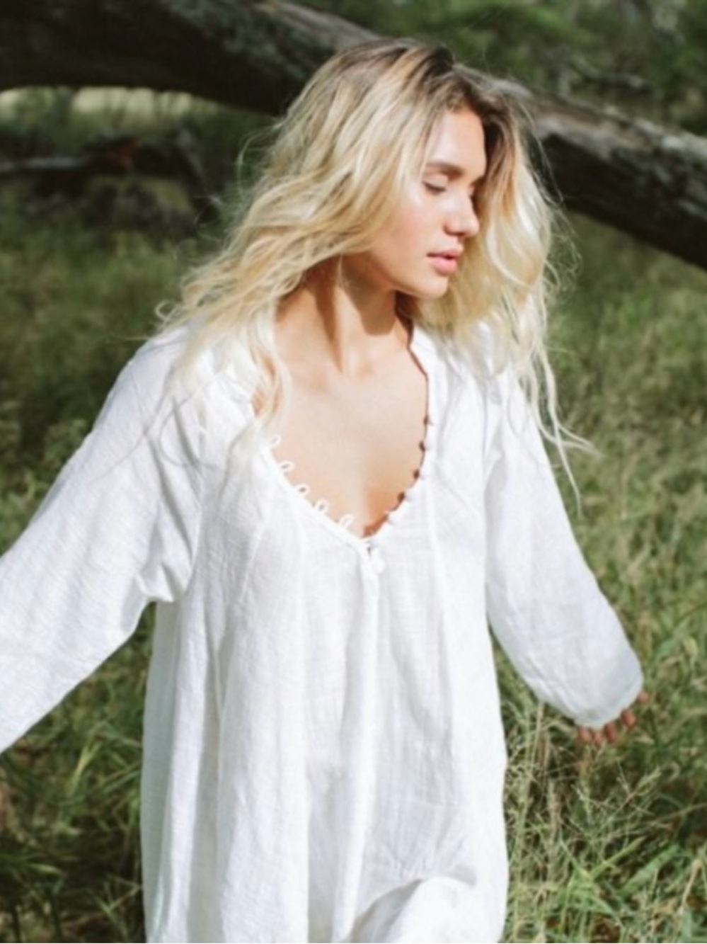 Natalie Martin Fiore dress in white - Free People style